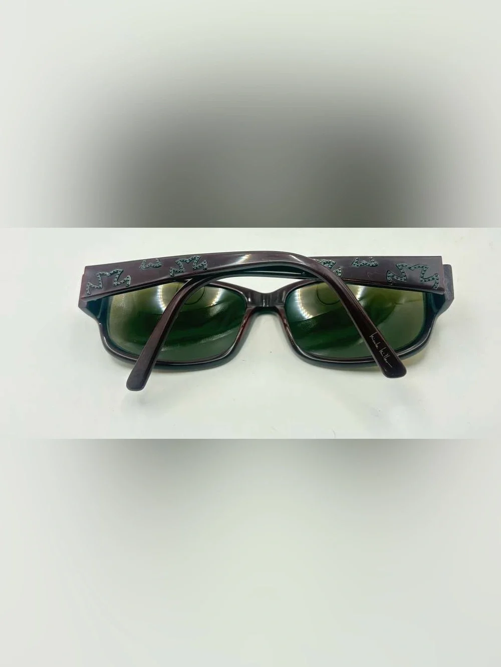 Nicole Miller Thompson Burgundy Oval Sunglasses Frames Only